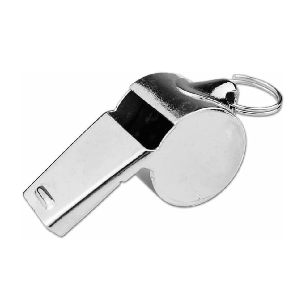 Professional Coach Referee Whistle, Loud Stainless Steel Metal Whistle For Sports Games, School, Emergency, Safety, And Lifeguard Protection 9454554992181