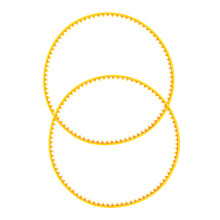 2Pcs PVC Cotton Candy Machine Replacement Belts Durable Spare Parts for Easy Installation
