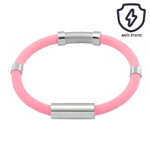 Braccialetto antistatico ergonomico, comodo da indossare, regolabile, facile da usare, in silicone, per ciclisti, corridori e impiegati, antistatico