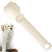 Cat Feeder Squeeze Spoon For Cats Strip Spoon Wet Dispenser Cat Squeeze Dispenser White