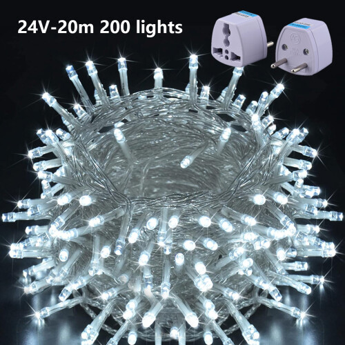 Warm White Fairy Lights for Bedroom, Memory Function LED String Lights with Timer Function, Waterproof 8 Lighting Modes Twinkle Lights for Indoor Outd 1