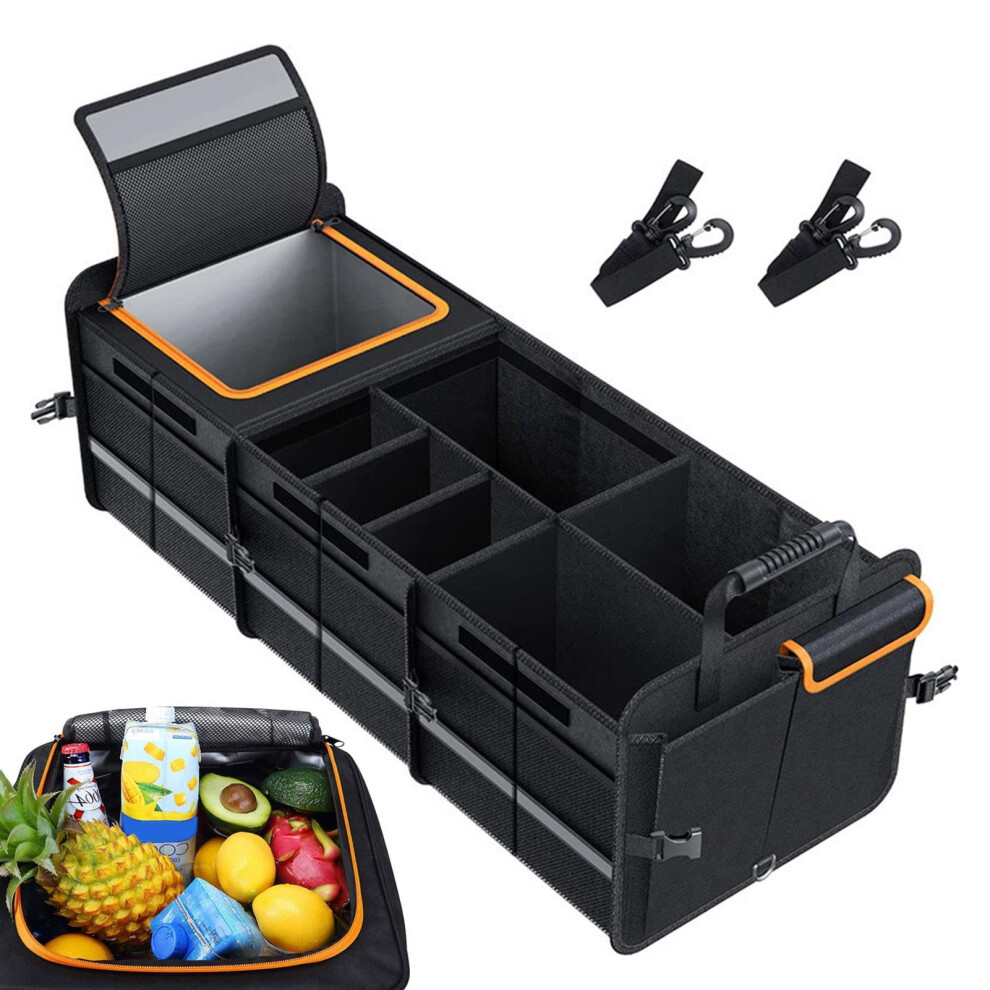 Trunk Organizer Large Capacity Car Organizer 105L Suv 600D Waterproof Oxford Cloth Insulated Non Slip Bottom 9001264888275