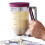 Pancake Batter Dispenser with Measuring Label for Cupcakes Waffles, OneHanded Precise Pouring 1