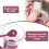 Pancake Batter Dispenser with Measuring Label for Cupcakes Waffles, OneHanded Precise Pouring 4