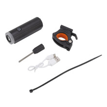 Cykeltillbehörspaket Uppladdningsbara cykellampor med 8 ljuslägen Dimbar laptopbelysning USB-driven LED-strålkastare och bakljusset för