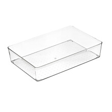 Organizzatori per cassetti in plastica trasparente per riporre il trucco, contenitori con classificazione e funzionalità di archiviazione e