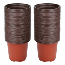Garden Essentials, Seedling Pots For Multi Purpose Gardening, Lightweight Reusable With Breathable Material For Indoor Outdoor Planting (100PCS)