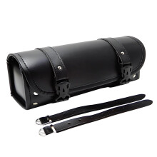 Leather Motorcycle Tool Bag with Quick Access Buckle, Universal Fit for Electric and Motorbikes