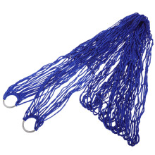 Hammock Nylon Rope Mesh Single Person Breathable Design for Outdoor Camping Patio Backyard Use
