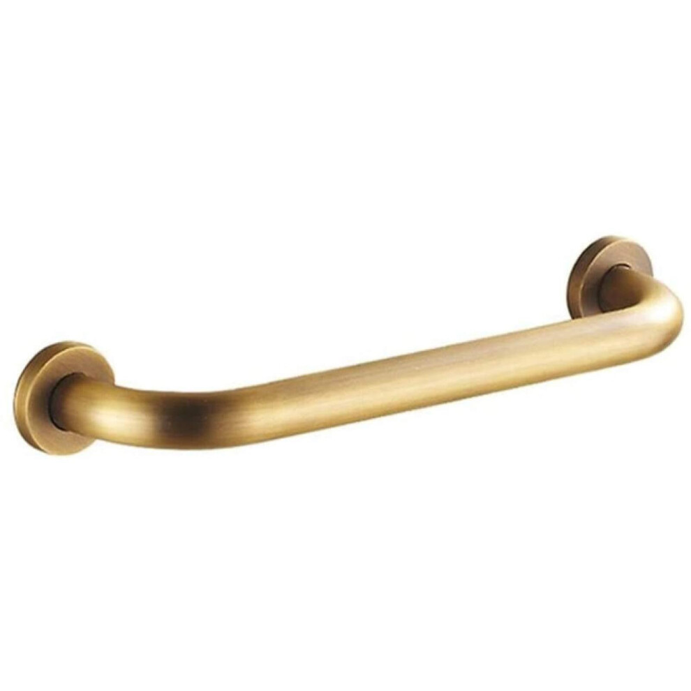 Shower Grab Bar Brass Antique Copper Bathroom Safety Handrail with AntiSlip Grip 300lbs 50cm