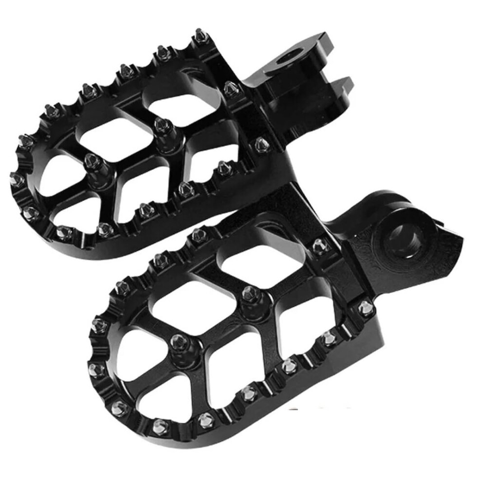 Motorcycle Foot Pegs Antislip Alloy For Yamaha Tenere 660 Xt660z Rmz250 Rmz450 Rmx450 Front Black 9119770650900