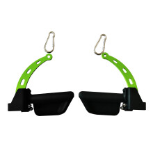 Lat Pull Down Bar Adjustable SP04 For Cable Machines, TBar Row Pulldown Attachments, Wide Grip And Neutral Grip Handle