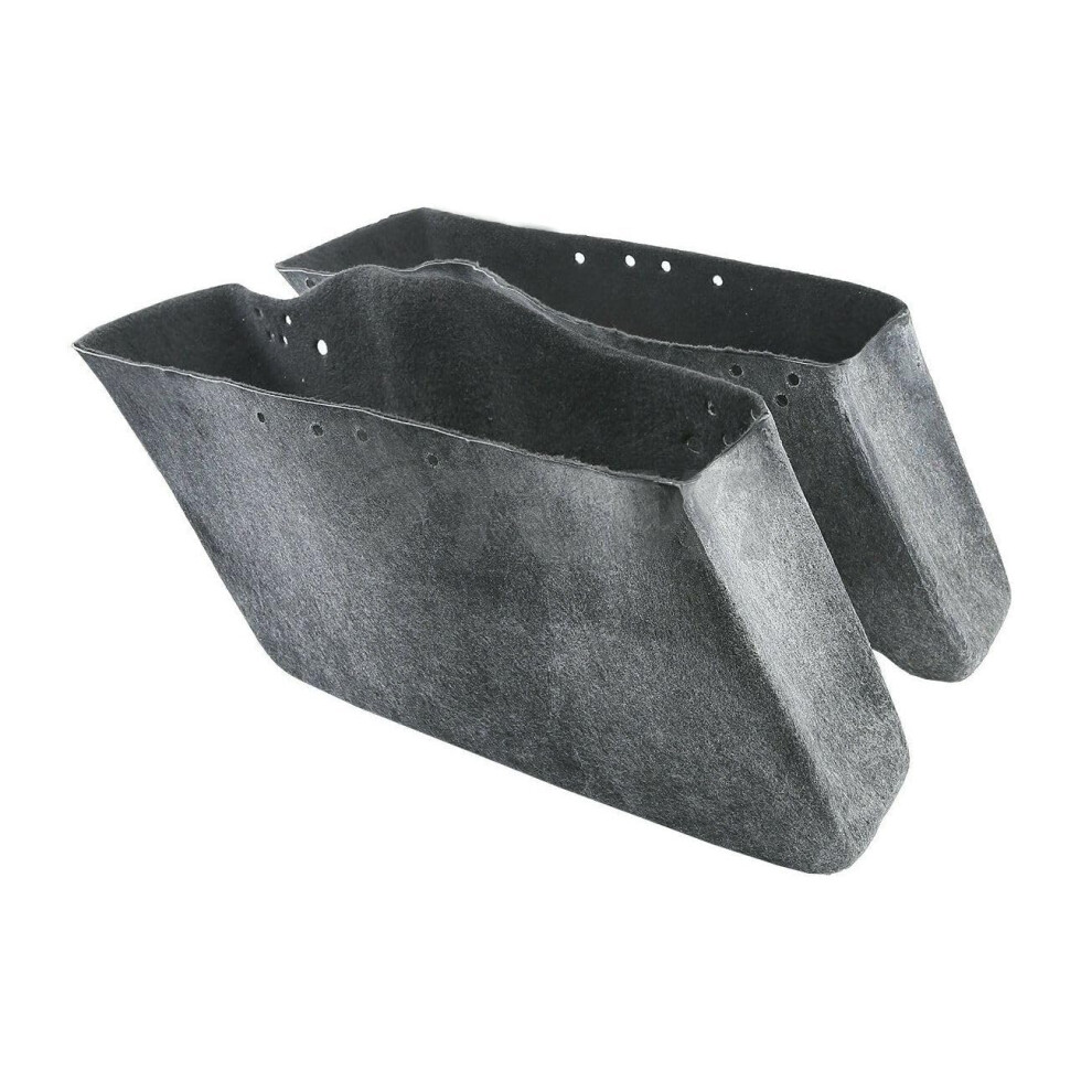 Saddlebag Liners Pair For Harley Touring, Durable Polyester Carpet Inserts For Electra Glide Road King 9413 9001264890506