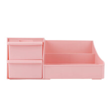 Elegante e pratico: organizer per cosmetici da toeletta, design multi-scomparto per un'organizzazione efficiente, organizer rosa di alta qualità,