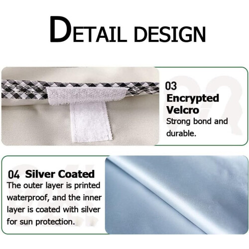 XL Waterproof Dustproof Washing Machine Cover Front Load Washer Dryer Protector 2
