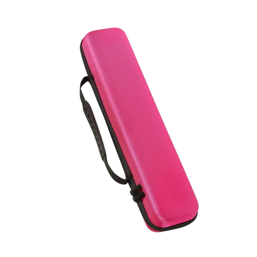 Unisex Pink Portable Hard Shell Hair Straightener And Curling Iron Storage Bag Heat Resistant Travel Case For Hair Tools