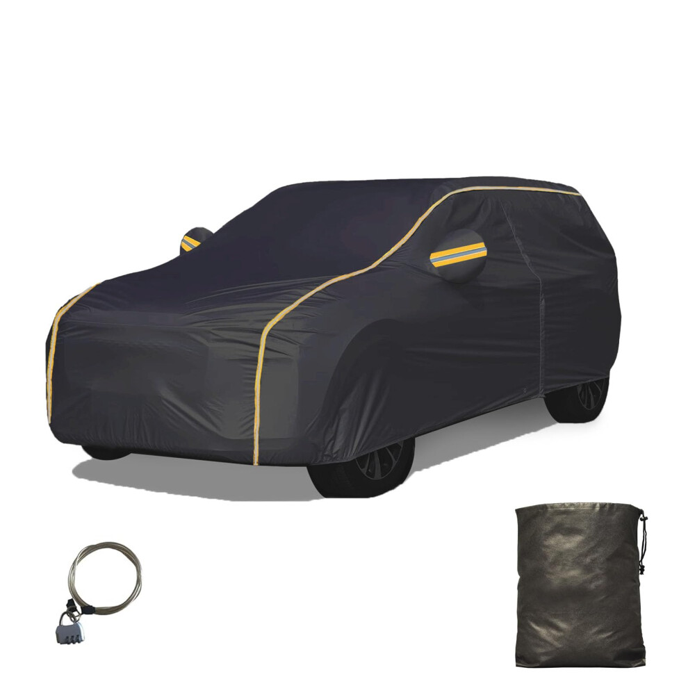 Waterproof All Weather Car Cover For Dodge Nitro 20072012 With Zipper Door And Reflective Strips 9001264889753