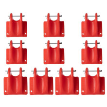 10 Pieces High Rope Protective Sleeve for Fixed Rope Retraction Device, Durable Nylon Right Rope Protector, 10mm Size