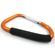 Jumbo 8 Inch Carabiner Clip Heavy Duty Aluminum Snap Lock Carrying Hook for Grocery Bags