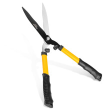21 Inch 540mm Carbon Steel Hedge Shears with Ergonomic PVC Handle for Precise Garden Pruning