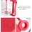 Electric Batter Dispenser with Automatic Mixing for Pancake Cupcake Waffle Baking 4