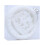 3 Matching Flocking Christmas Hanging Ornament Elegant-White 1