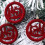 3 Matching Flocking Christmas Hanging Ornament Elegant-White 5