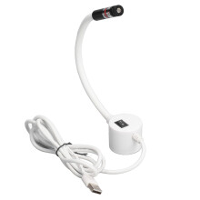 Flexible Goose Neck Light With Magnetic Base Usb Powered Work Lamp Led String Lights For Lathe Milling Machine And Auto Repair