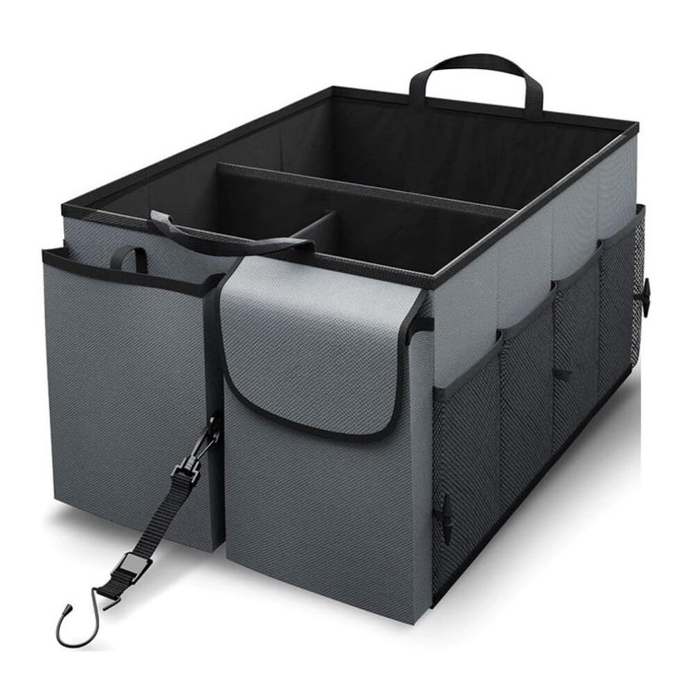 Car Boot Organiser Bmw 5Er Touring G31 2017 68L Collapsible Trunk Organiser Waterproof Grey 9001264886530