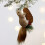 Realistic Squirrel Ornament Christmas Tree Hanging Decoration-L 6