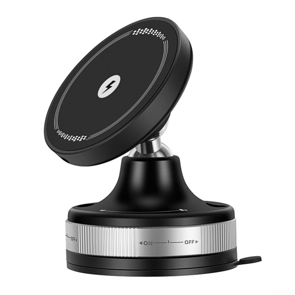 Magnetic Car Phone Holder 15W Fast Wireless Charger 360 Rotatable Mount With Strong Suction Cup 9119770652980