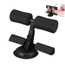 Abdominal Fitness Aid Doorway PullUp Bar For Abs, SitUp Bar, Foot Holders, Foam Handles, Black