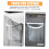 Hanging Trash Can for Kitchen Cabinet Door, SpaceSaving Wall Mounted Compost Bin 2