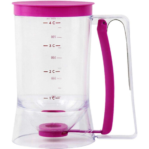 Handheld Cupcake Batter Dispenser with Measurement Scale for Precise Portion Control