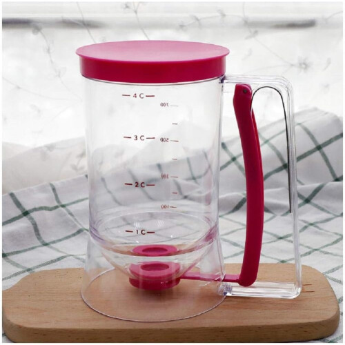 Handheld Cupcake Batter Dispenser with Measurement Scale for Precise Portion Control 2
