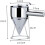 Stainless Steel Pancake Batter Dispenser with Handle for Cupcake Waffle Cake Mess Control 4