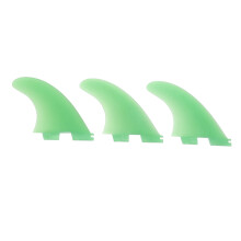 3PCS Surfbrett Thruster Flossen Fiberglas Fishtail