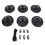 D-Ring-Patch-Kit aus Edelstahl, PVC-D-Ringe für 1