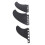 3PCS Paddleboard Fin Set Honeycomb Fiberglas 10