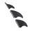 3PCS Paddleboard Fin Set Honeycomb Fiberglas 15