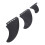 3PCS Paddleboard Fin Set Honeycomb Fiberglas 7