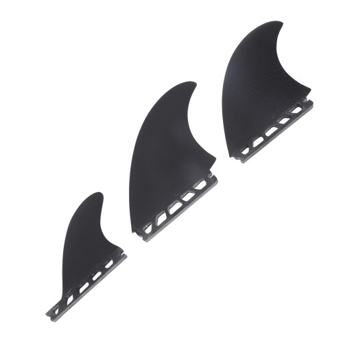 3PCS Paddleboard Fin Set Honeycomb Fiberglas 2