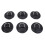 D-Ring-Patch-Kit aus Edelstahl, PVC-D-Ringe für 10