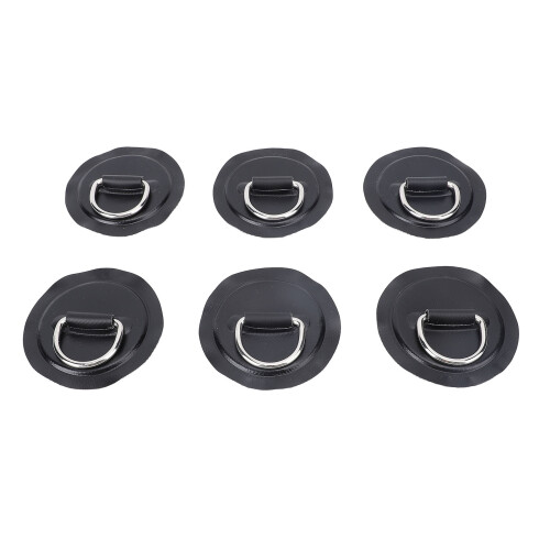 D-Ring-Patch-Kit aus Edelstahl, PVC-D-Ringe für 1