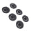 D-Ring-Patch-Kit aus Edelstahl, PVC-D-Ringe für 5