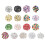 Flatback Claws Glass Sew on Rhinestones Crystal Stone-White AB 2