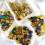 Flatback Claws Glass Sew on Rhinestones Crystal Stone-White AB 6