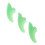 3PCS Surfbrett Thruster Flossen Fiberglas Fishtail 6
