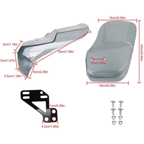 Motorcycle Handguards Windproof Handlebar Protector for Scooter and Electric Vehicle 1