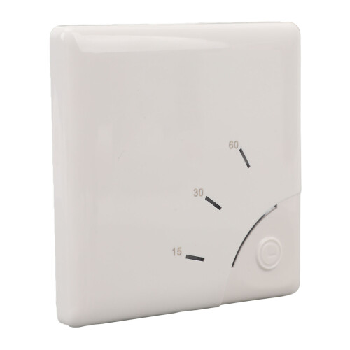 Mechanical Countdown Timer Timing Switch Controller Floor Heating Thermostat Normally Open Function Temperature Control Switch Flame Retardant 1